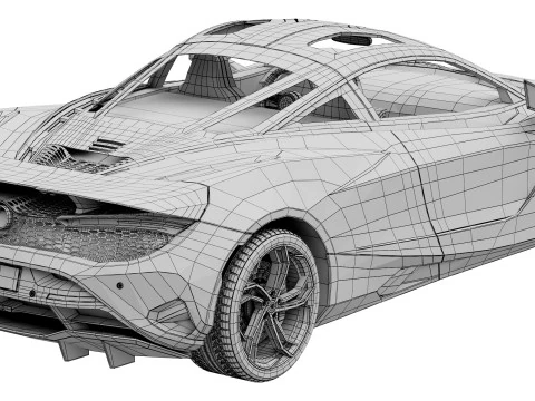 McLaren 750S Modelo 3D