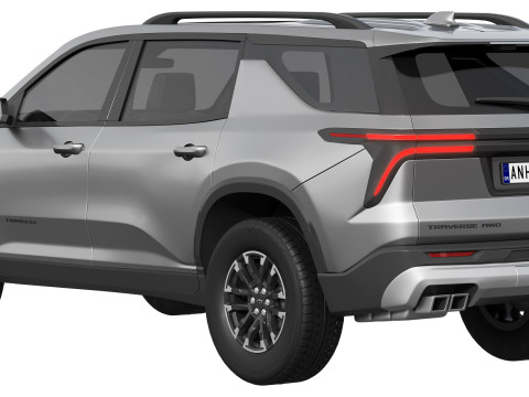 Chevrolet Traverse Z71 2024 Modelo 3D