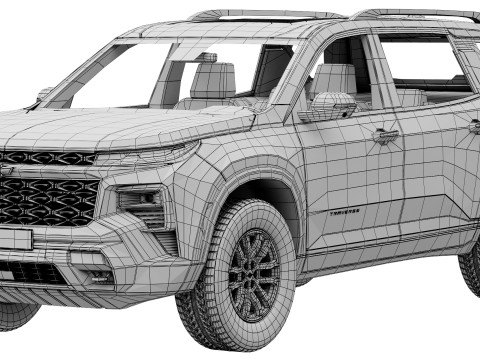 Chevrolet Traverse Z71 2024 Modelo 3D