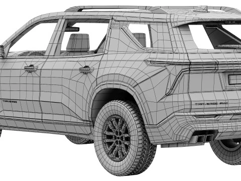 Chevrolet Traverse Z71 2024 3D Model