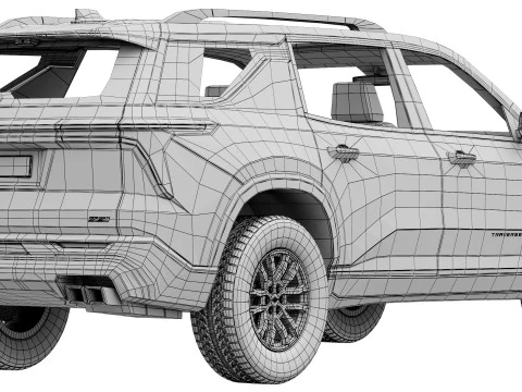 Chevrolet Traverse Z71 2024 3D Model