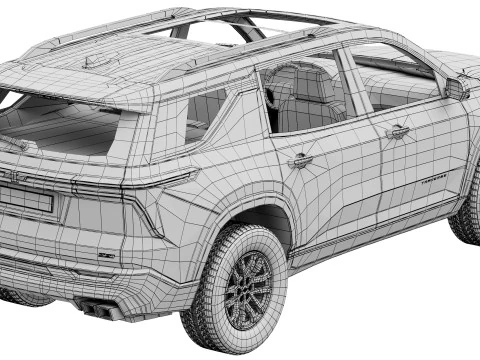 Chevrolet Traverse Z71 2024 3D Model