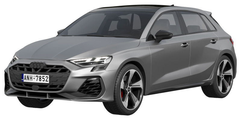 Audi S3 Sportback 2025 Modello 3D .c4d .max .obj .3ds .fbx .stl .blend 
