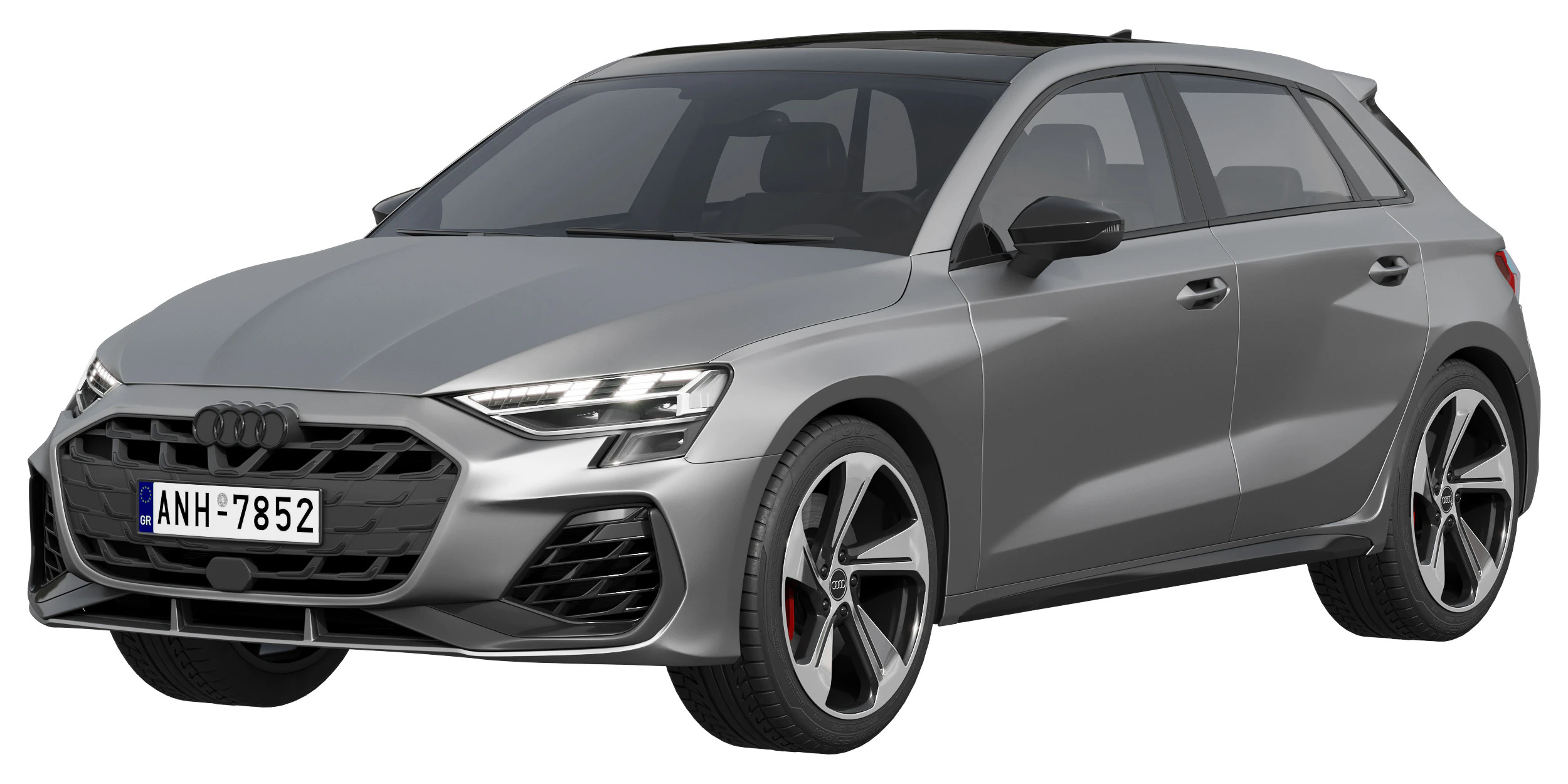 Audi S3 Sportback 2025 3D Model .c4d .max .obj .3ds .fbx .stl .blend 