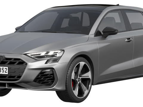 Audi S3 Sportback 2025 3D Model