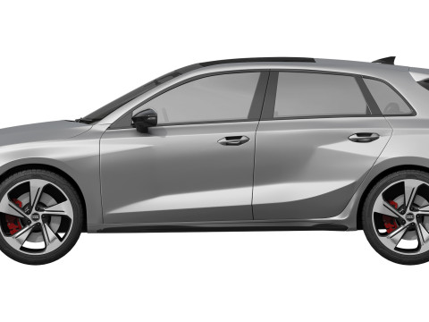 Audi S3 Sportback 2025 Modello 3D