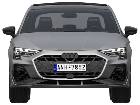 Audi S3 Sportback 2025 Modello 3D