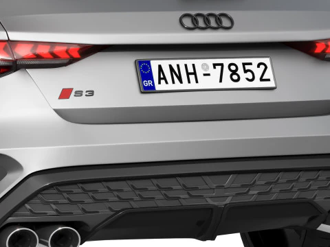 Audi S3 Sportback 2025 3D Model