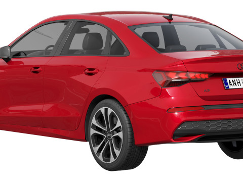 Audi A3 Sedan 2025 3D Model