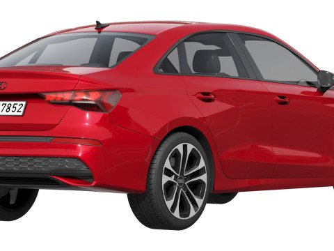 Audi A3 Sedan 2025 3D Model