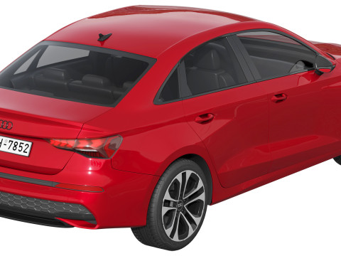 Audi A3 Sedan 2025 3D Model