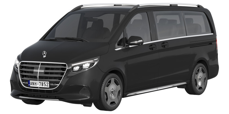 Mercedes-Benz V-Class 2024 3D Модель .c4d .max .obj .3ds .fbx .stl .blend 
