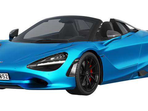 McLaren 750S Spider 3D Model