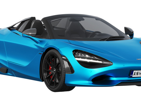 McLaren 750S Spider Modelo 3D