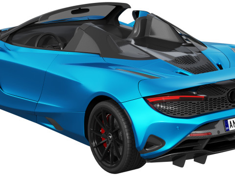 McLaren 750S Spider Modelo 3D