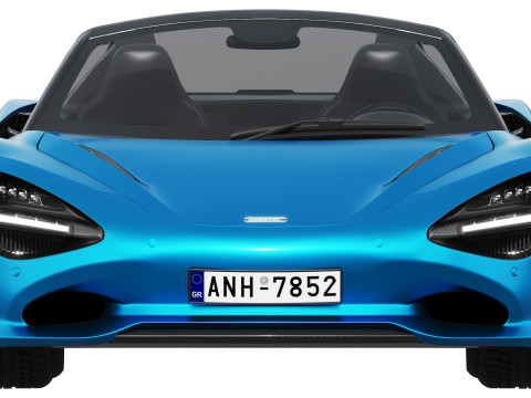 McLaren 750S Spider Modelo 3D