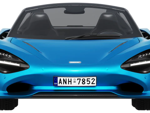 McLaren 750S Spider 3D Model