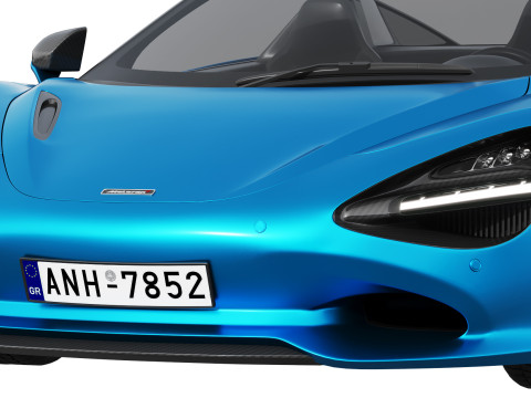 McLaren 750S Spider Modelo 3D