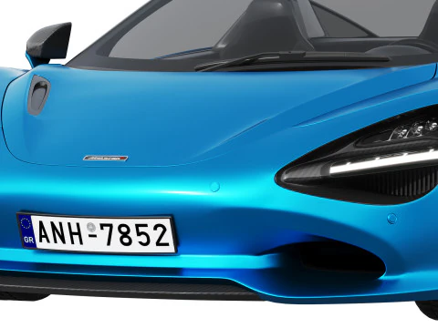 McLaren 750S Spider 3D Model