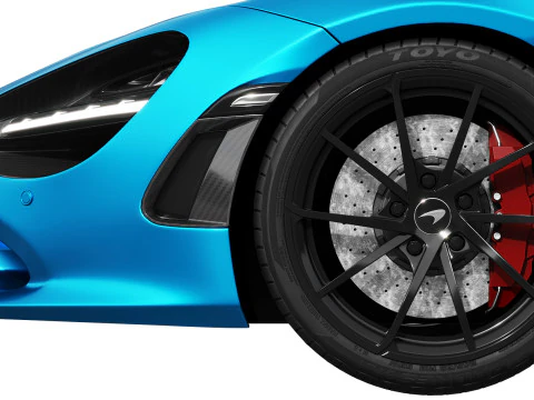 McLaren 750S Spider 3D Model