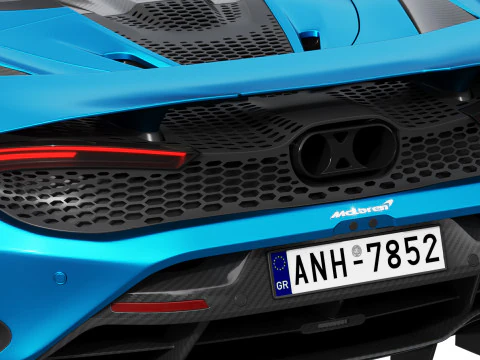 McLaren 750S Spider 3D Model
