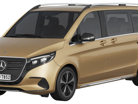 Mercedes-Benz EQV 2024 3D Model
