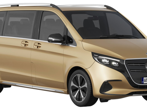 Mercedes-Benz EQV 2024 3D Model
