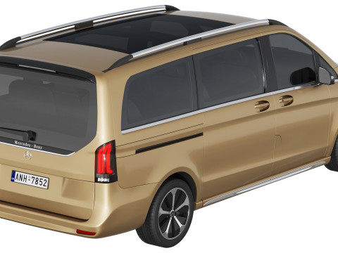 Mercedes-Benz EQV 2024 3D Model