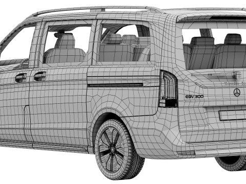 Mercedes-Benz EQV 2024 3D Model