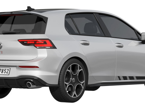 Volkswagen Golf GTI Clubsport 2025 3D Model