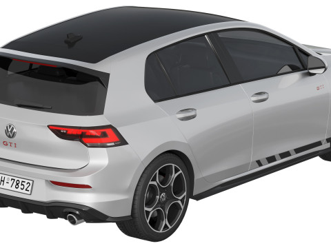Volkswagen Golf GTI Clubsport 2025 3D Model
