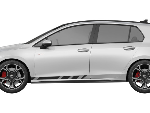 Volkswagen Golf GTI Clubsport 2025 3D Model
