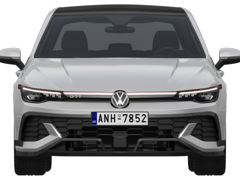 Volkswagen Golf GTI Clubsport 2025 3D Model