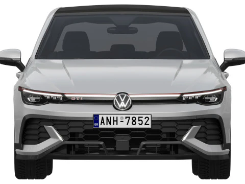 Volkswagen Golf GTI Clubsport 2025 3D Model
