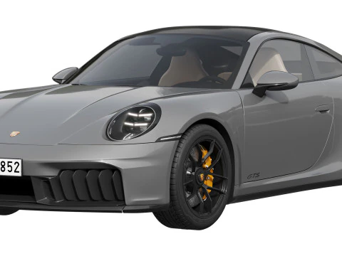 Porsche 911 Carrera GTS 2025 3D Model