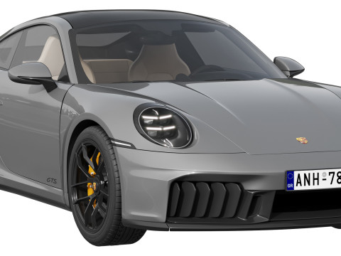 Porsche 911 Carrera GTS 2025 3Dモデル