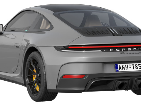 Porsche 911 Carrera GTS 2025 3Dモデル