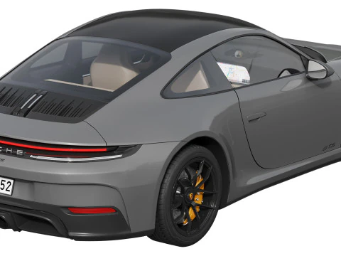 Porsche 911 Carrera GTS 2025 3D Model