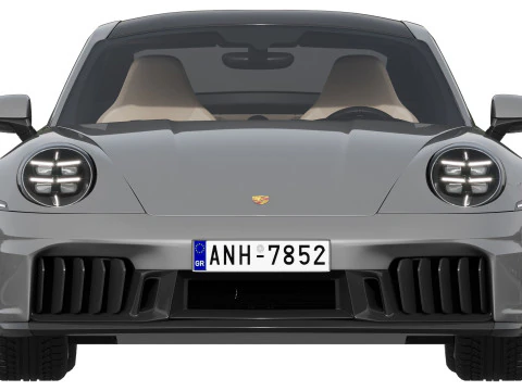 Porsche 911 Carrera GTS 2025 3D Model