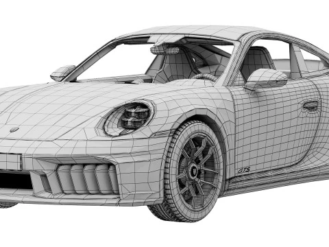 Porsche 911 Carrera GTS 2025 3D Model