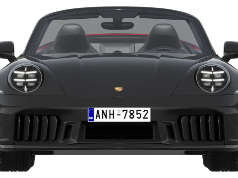 Porsche 911 Carrera GTS Cabriolet 2025 Modelo 3D