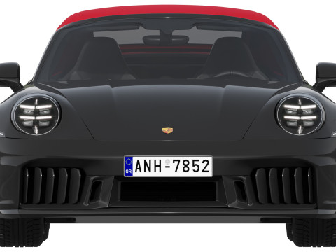 Porsche 911 Carrera GTS Cabriolet 2025 Modelo 3D