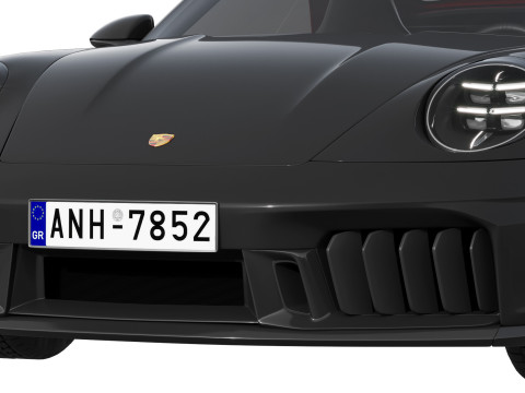 Porsche 911 Carrera GTS Cabriolet 2025 Modelo 3D