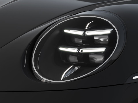 Porsche 911 Carrera GTS Cabriolet 2025 Modelo 3D