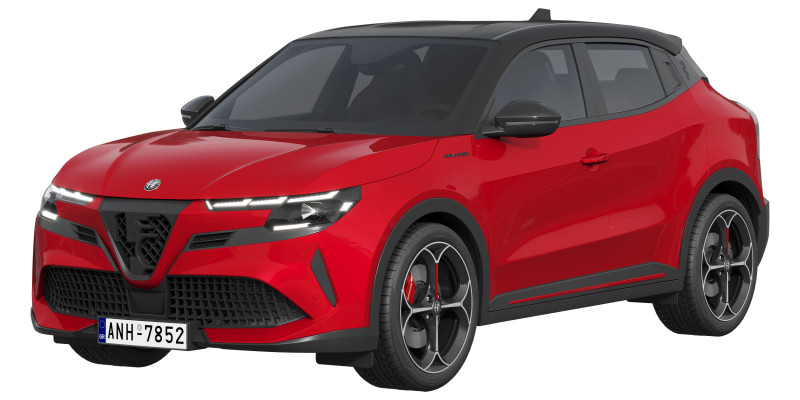 Alfa Romeo Junior Elettrica Model 3D .c4d .max .obj .3ds .fbx .stl .blend 