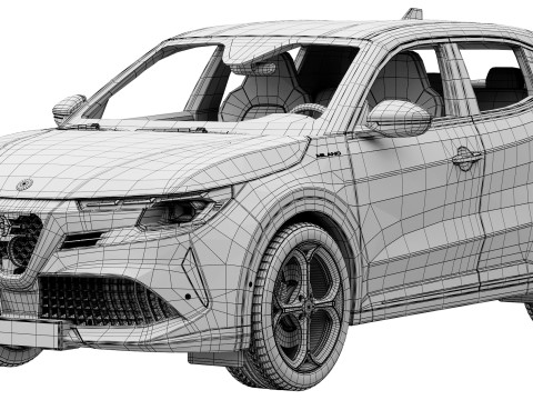 Alfa Romeo Junior Elettrica Model 3D