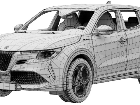 Alfa Romeo Junior hybrid 3D 模型