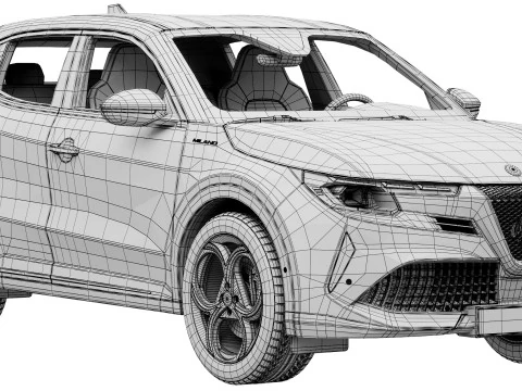 Alfa Romeo Junior hybrid 3D Model
