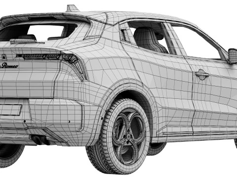 Alfa Romeo Junior hybrid 3D Model