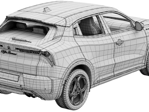 Alfa Romeo Junior hybrid 3D 模型